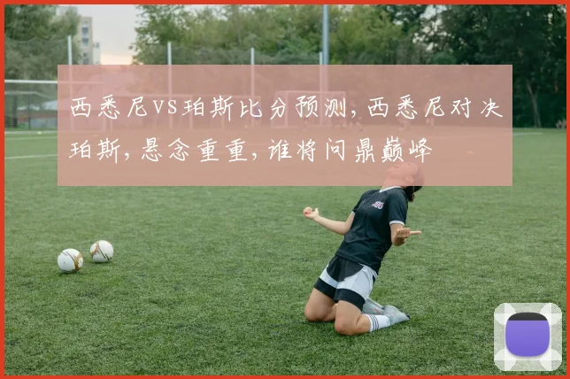 西悉尼vs珀斯比分预测,西悉尼对决珀斯,悬念重重,谁将问鼎巅峰